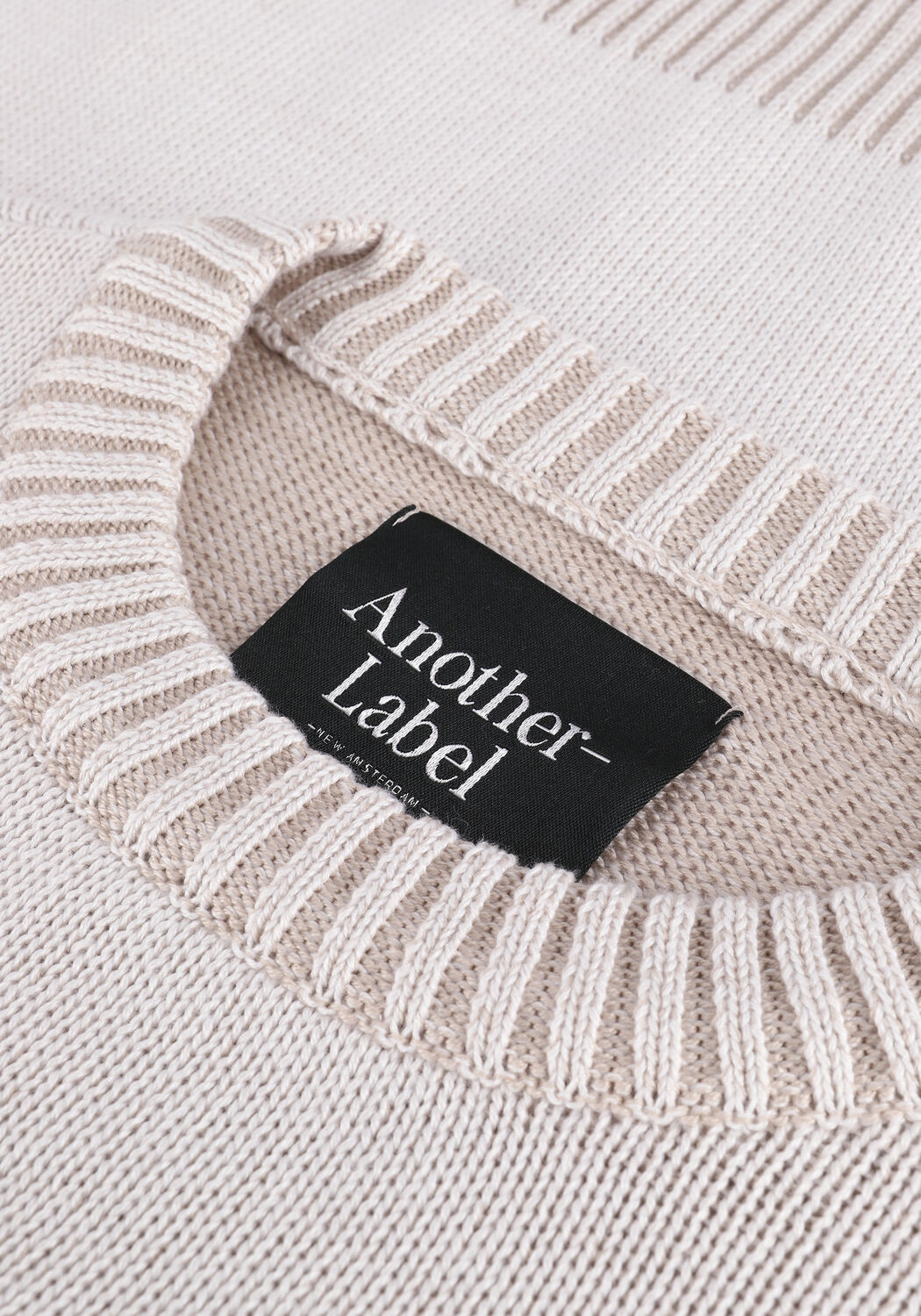 Beige ANOTHER LABEL Pullover ULLA KNITTED PULL - large