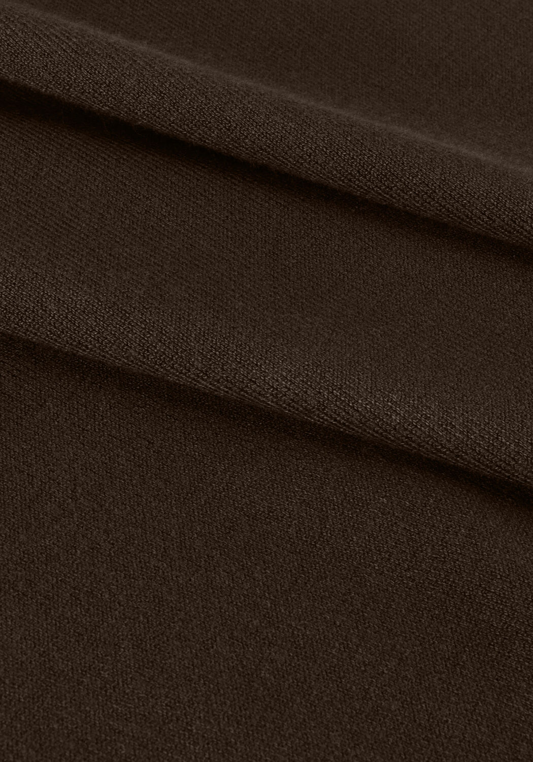 Braune PUREWHITE Pullover ESSENTAIL HALFZIP - large