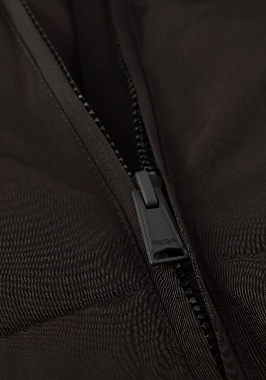 Schwarze WITHBLACK Wattierte Jack WBLSOPHIE MAXI PUFFER COAT - large