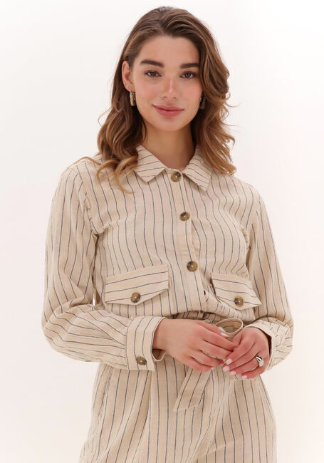Beige OBJECT Bluse NAMIR L/S BLAZER - large