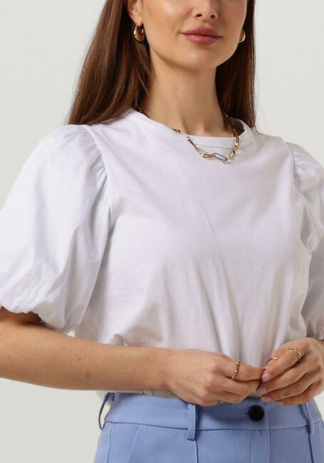Weiße LEVETE ROOM T-shirt KOWA 12 - large