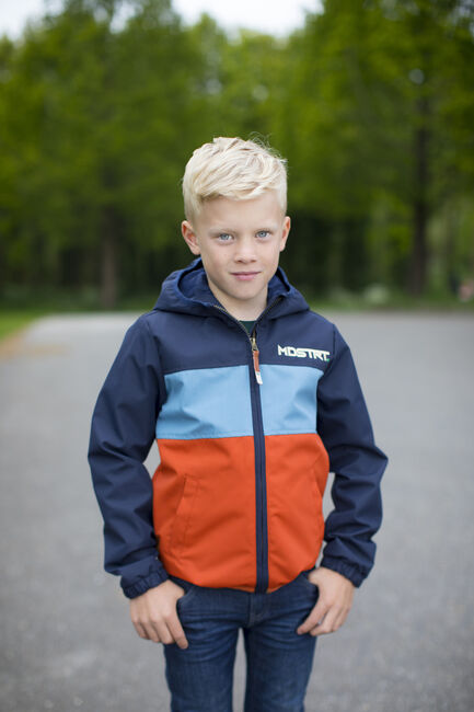 Dunkelblau MOODSTREET Jack JACKET COLORBLOCK - large
