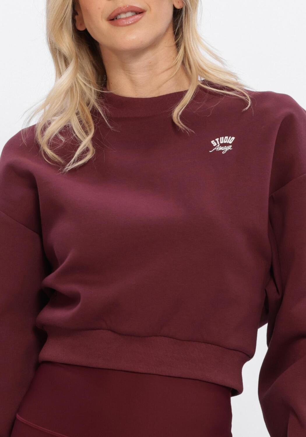 Bordeaux STUDIO AMAYA Sweatshirt FLOW SWEATER - large