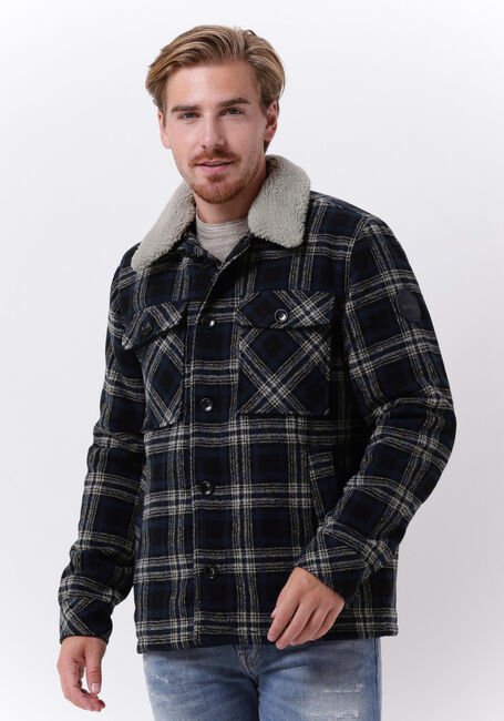 Dunkelblau DSTREZZED Jack CARPENTER BIG TARTAN - large