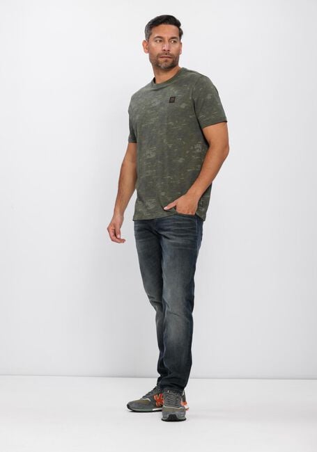 Gr&uuml;ne PME LEGEND T-shirt AOP COTTON SLUB - large