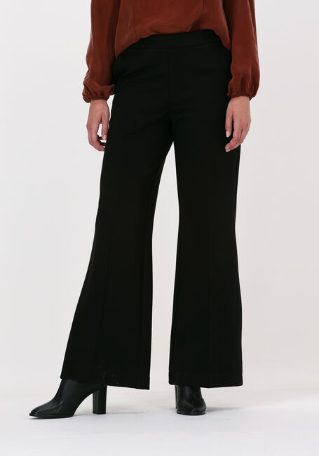 Schwarze SUMMUM Weite Hose TROUSERS BOOT CUT PUNTO MILANO - large