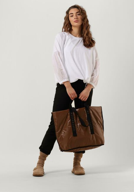 Weiße 10DAYS Top THE WRAPPER LUREX - large