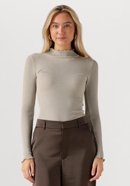 Sand ROSEMUNDE Top BOSTON TURTLENECK W/ LUREX - large