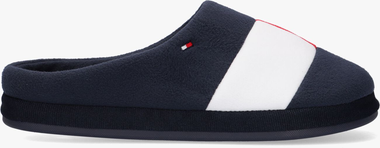 Blaue TOMMY HILFIGER Hausschuhe FLAG HOMESLIPPER | Omoda