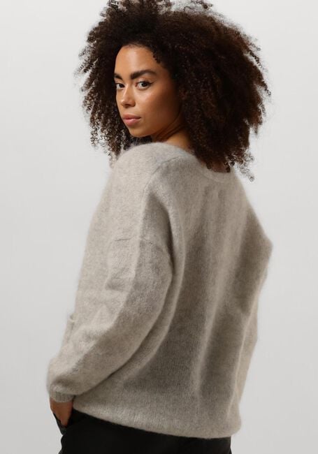 Graue DES PETITS HAUTS Strickjacke BETANI - large