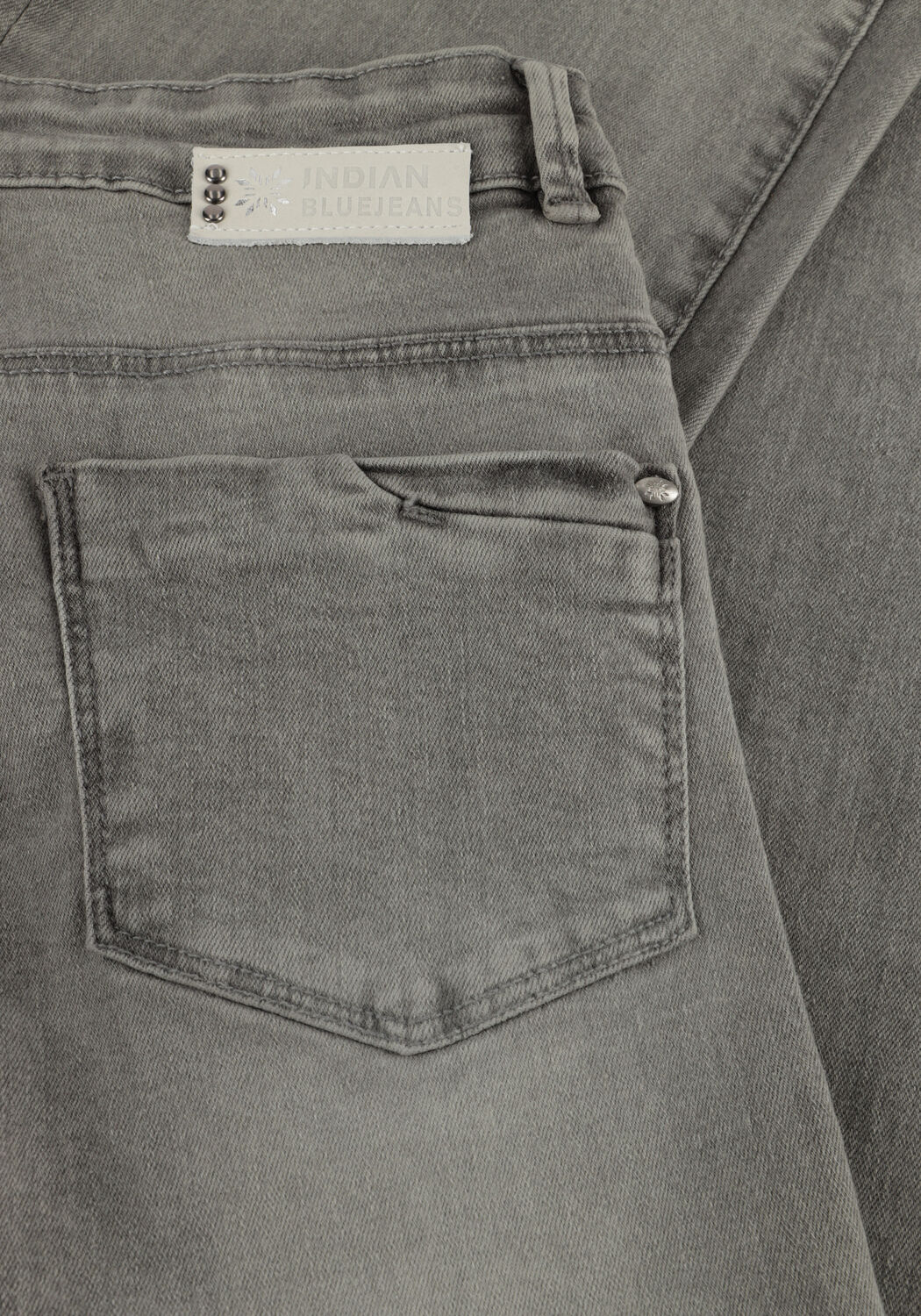 Graue INDIAN BLUE JEANS Wide jeans WIDE FIT LIGHTGREY - large