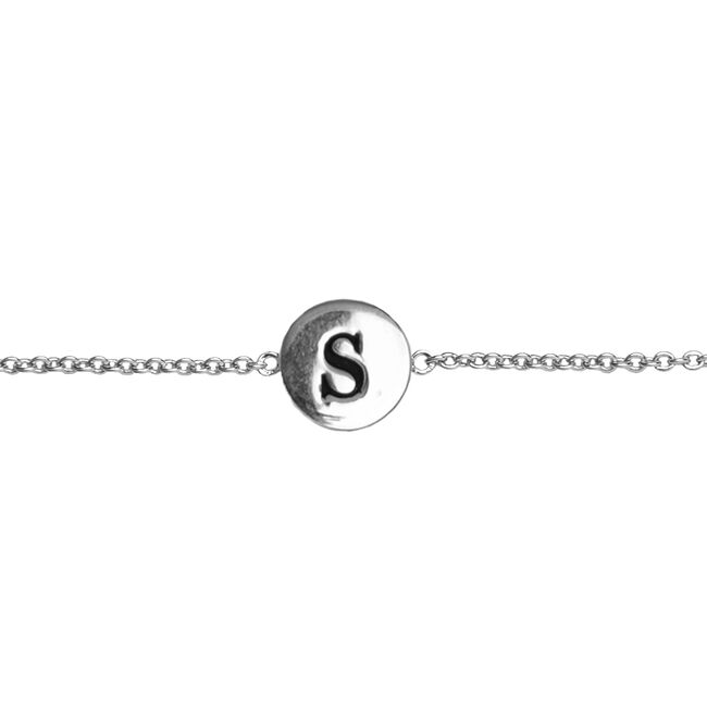 Silberfarbig ATLITW STUDIO Armbänder CHARACTER BRACELET LETTER SILV Silberfarbig ATLITW STUDIO Armbänder CHARACTER BRACELET LETTER SILV - large