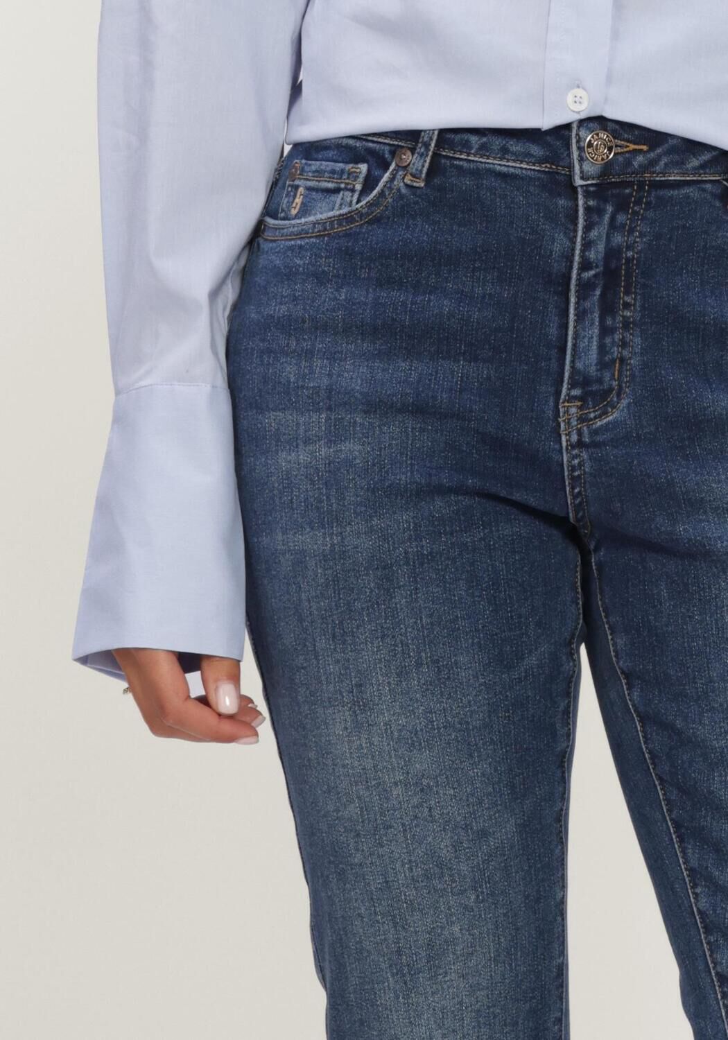 Blaue JANICE Slim fit jeans COOPER - large