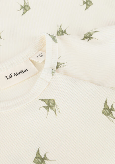 Weiße LIL' ATELIER Strampler NBMLAVO ENI SS SLIM BODY LIL - large