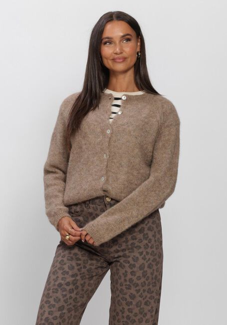 Camelfarbene BY-BAR Strickjacke FALON CARDIGAN - large