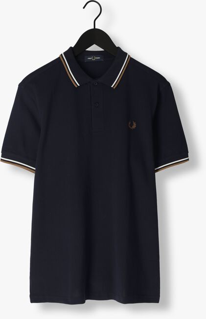 Dunkelblau FRED PERRY Polo-Shirt THE TWIN TIPPED FRED PERRY SHIRT - large
