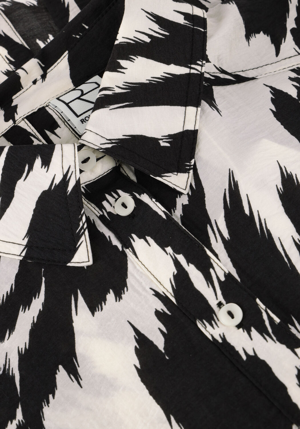 Schwarze ROUGE EDIT Top ROUALININE 2/4 OVERSIZED SHIRT - large