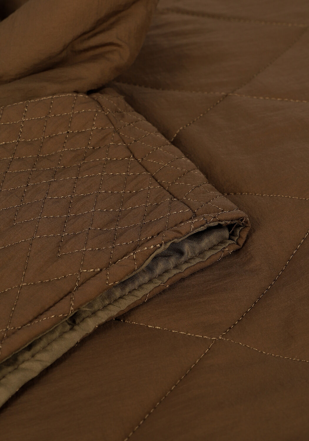 Camelfarbene OBJECT Bodywarmer IRIS PADDED WAISTCOAT - large