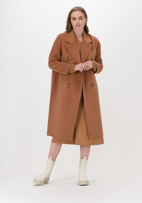Camelfarbene 10DAYS Mäntel WOOL COAT - large