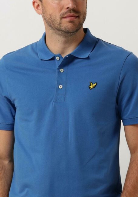Blaue LYLE & SCOTT Polo-Shirt PLAIN POLO SHIRT - large
