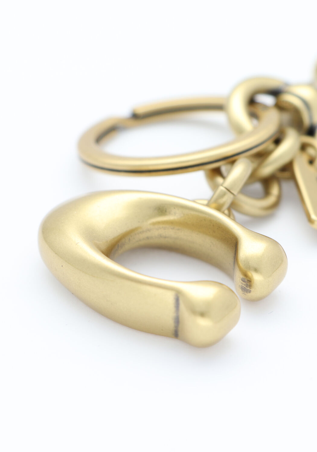 Goldfarbig COACH  BAG CHARM DOG LEASH CLIP - large