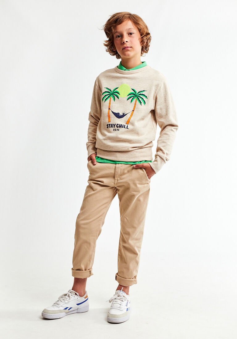 beige ao76 sweatshirt tom sweater stay chill