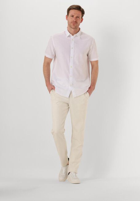 Weiße SELECTED HOMME Casual-Oberhemd SLHREG-SUN SHIRT SS NOOS - large