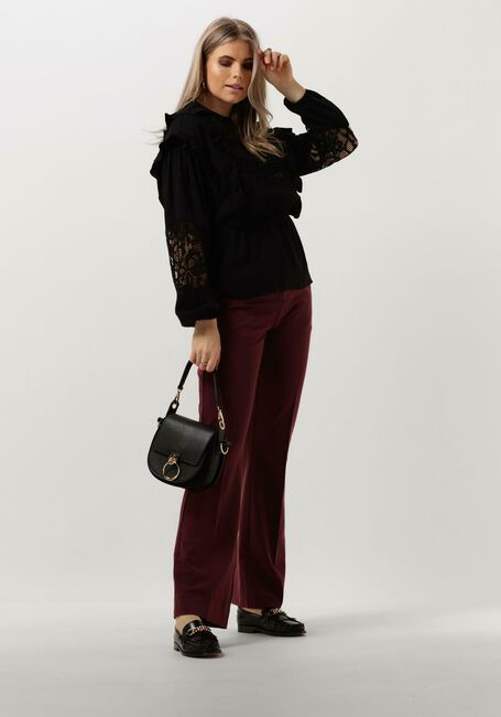 Schwarze OBJECT Blusen OBJARIENNE NEW L/S TOP E DIV - large