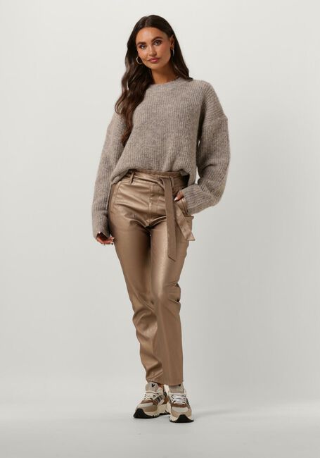 Bronzefarbene KNIT-TED Hose FRANCIS PANT - large