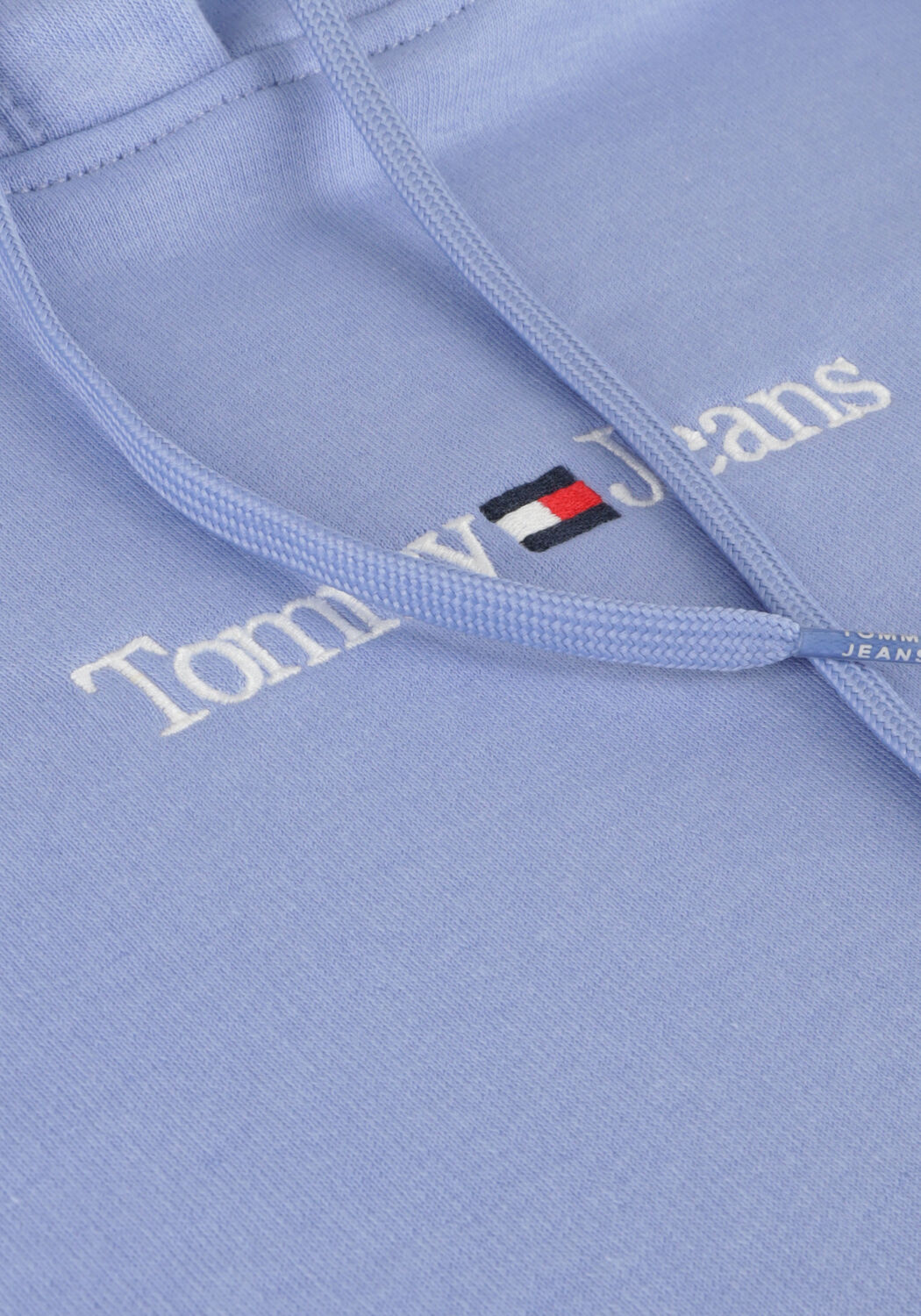 Hellblau TOMMY JEANS Sweatshirt REG SERIF LINEAR HOODIE - large
