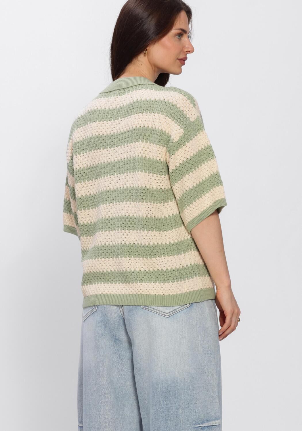 Gr&uuml;ne YDENCE Tops & T-shirts KNITTED TOP JANOUK - large