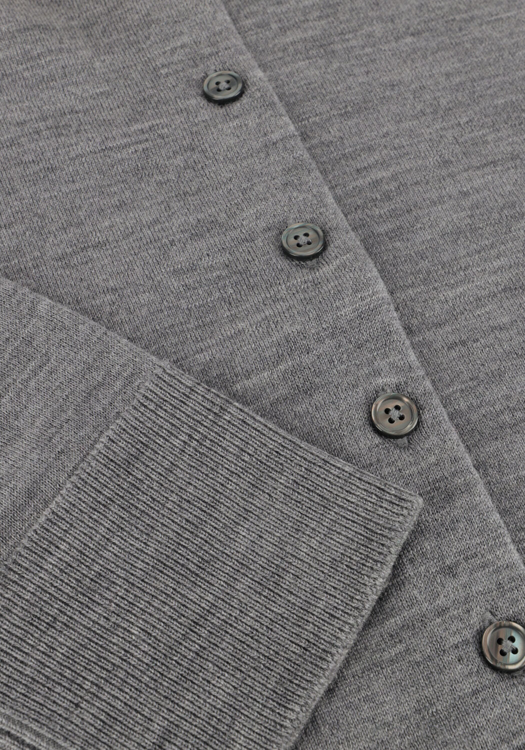 Graue SELECTED WOMEN Strickjacke SLFTHEA LS KNIT MERINO CARDIGAN - large