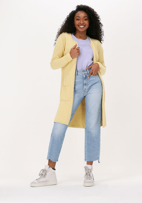 Gelbe MINUS Strickjacke VIBE CARDIGAN - large