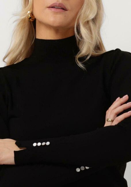 Schwarze JANSEN AMSTERDAM Rollkragenpullover FN187 FINE KNIT TURTLE NECK LONG SLEEVES - large