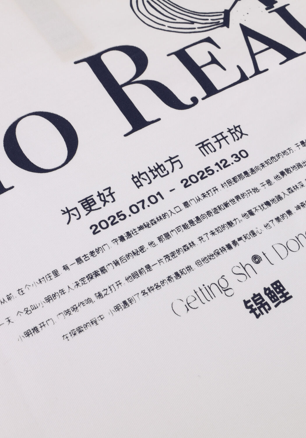 Wei&szlig;e WOODBIRD T-shirt WBBEAM PHO TEE - large