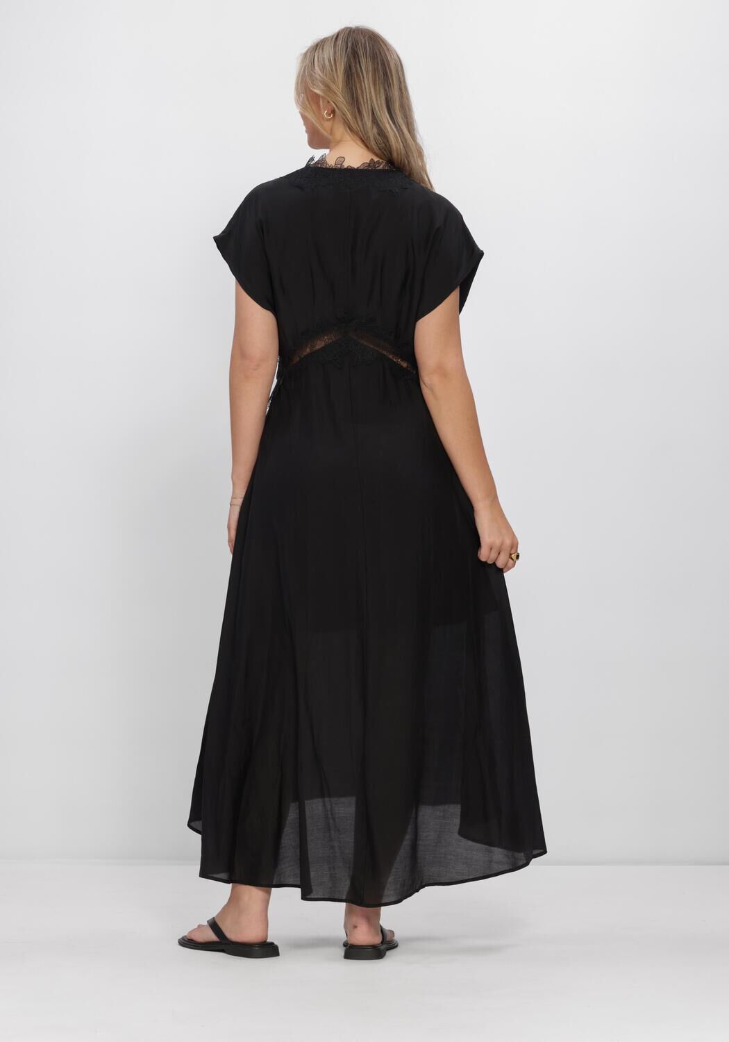 Schwarze COPENHAGEN MUSE Maxikleid CMMOLLY-DRESS 207366 - large