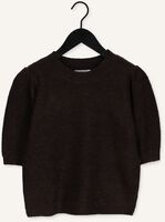 Braune CC HEART Pullover ELSA DIAMOND KNIT BLOUSE, SHORT SLEEVES Braune CC HEART Pullover ELSA DIAMOND KNIT BLOUSE, SHORT SLEEVES - medium