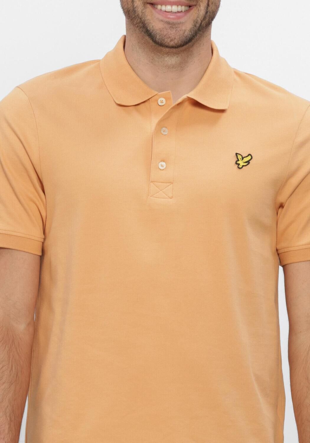 Orangene LYLE & SCOTT Polo-Shirt PLAIN POLO SHIRT - large