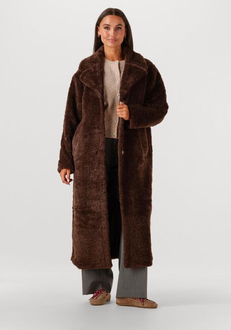 Braune NOTRE-V Fake-Fur-Jack NV-GERTRUDE - large
