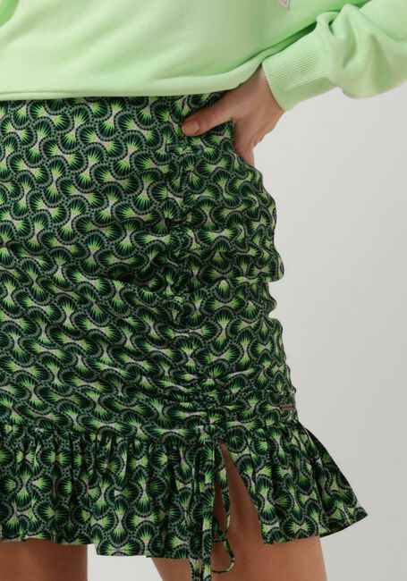 Grüne COLOURFUL REBEL Minirock INA GRAPHIC SMOCK MINI SKIRT - large