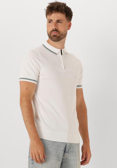 Weiße SAINT STEVE Polo-Shirt SIEM - large