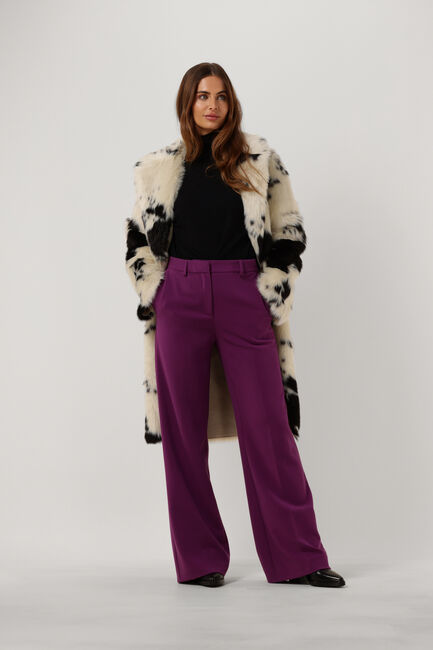 Ecru BEAUMONT Fake-Fur-Jack REVERSIBLE FAUX FUR COAT - large