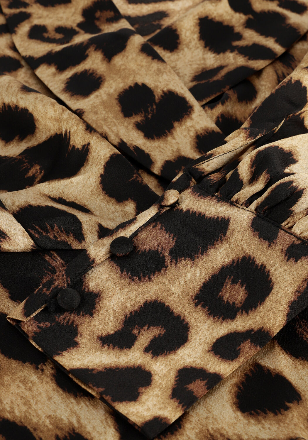 Braune NEO NOIR Blusen MAURA LEO BLOUSE - large