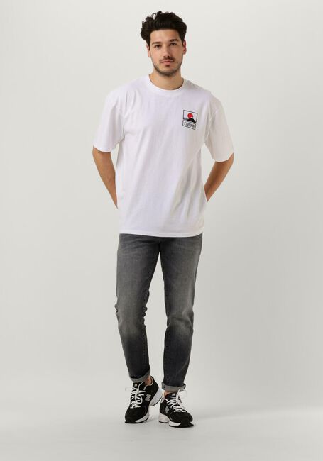 Weiße EDWIN T-shirt SUNSET ON MT FUJI TS SINGLE JERSEY - large