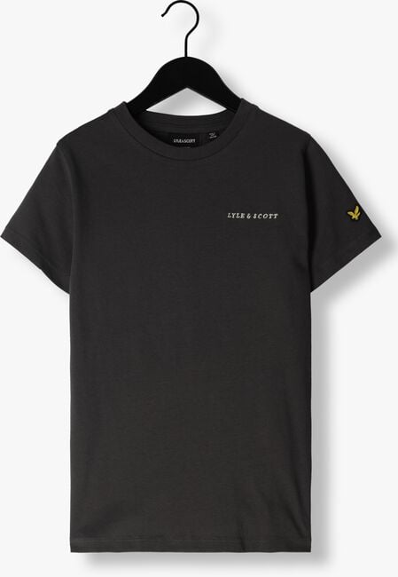 Anthrazit LYLE & SCOTT T-shirt SCRIPT EMBROIDERED T-SHRIT - large
