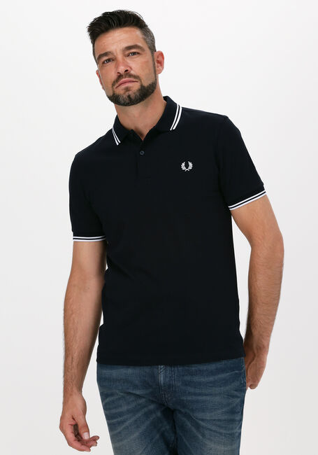 Dunkelblau FRED PERRY Polo-Shirt TWIN TIPPED FRED PERRY SHIRT - large