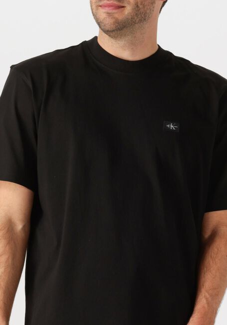 Schwarze CALVIN KLEIN T-shirt WOVEN LABEL RELAXED TEE - large