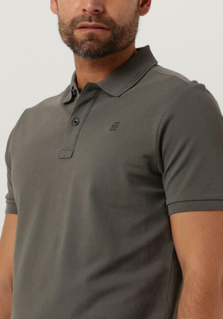 Taupe G-STAR RAW Polo-Shirt DUNDA SLIM POLO S/S - large