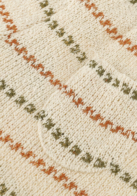 Ecru PLAY UP Kurze Hose STRIPED JERSEY SHORTS - large