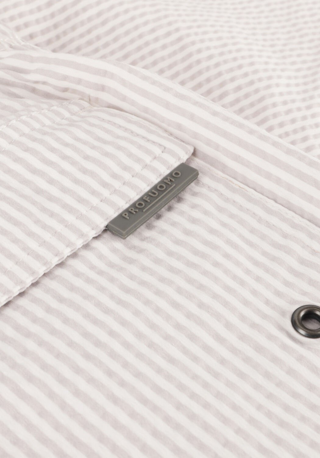 Nicht-gerade weiss PROFUOMO Badehosen SWIMSHORT STRIPE - large